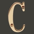 thumbnail image 2 of Letter "C" House Letter Solid Bright Brass Wall Mount C Letter Renovators Supply, 2 of 2