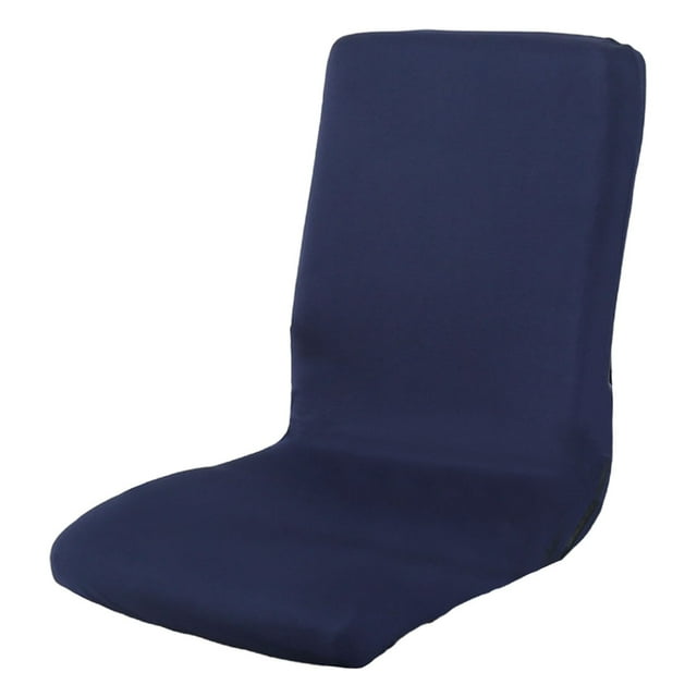 Swivel Chair Cover, Stretchy Armchair Protector - Qyaukm Stretchable Swivel Chair Cover, Waterproof Armchair Seat & Backrest Protector, Elastic Slipcover - Navy (L)