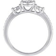 thumbnail image 4 of 1/4 Carat T.W. Diamond Sterling Silver 3-Stone Promise Ring, 4 of 4