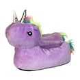 thumbnail image 3 of Modlines Women's/Big Girl's Unicorn Llama House Slippers Shoes, Purple(Unicorn), Small (4-5), 3 of 5