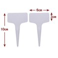 thumbnail image 2 of 50Pcs/100Pcs 6X10cm Plastic Plant T-Type Tags Markers Nursery Garden Labels, 2 of 3