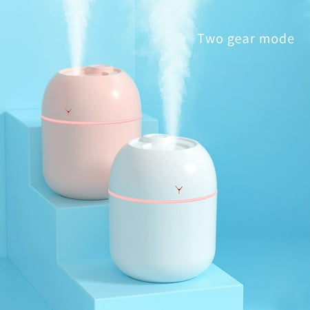 

Fairnull USB Humidifier Portable Mute Humidification 220ML Mist Maker with LED Night Lamp for Home
