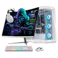 thumbnail image 1 of PC Gamer Completa IA Xtreme PC Gaming MSI NVIDIA GeForce RTX 5060 Intel Core Ultra 7 265F 32GB DDR5 SSD 1TB Monitor Curvo 31.5 180Hz WIFI White Productividad Versátil Acelerada con IA, 1 of 6