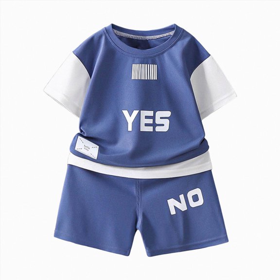 Back to School Outfit Toddler Boy Short Sleeve Cartoon Print Shirt and Shorts First Day of School Summer Clothes Set 6-12 Months 12-24 Months 2t 3t 4t 5t 6t 7t 8t 9t Children 12-18 Months