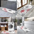 thumbnail image 2 of White Christmas Snowflake Pattern Kitchen Rug Mat,Kitchen Runner Rugs Non Skid Washable,Decorative Kitchen Floor Mats for Kitchen,Sink,Laundry,17"X47", 2 of 5