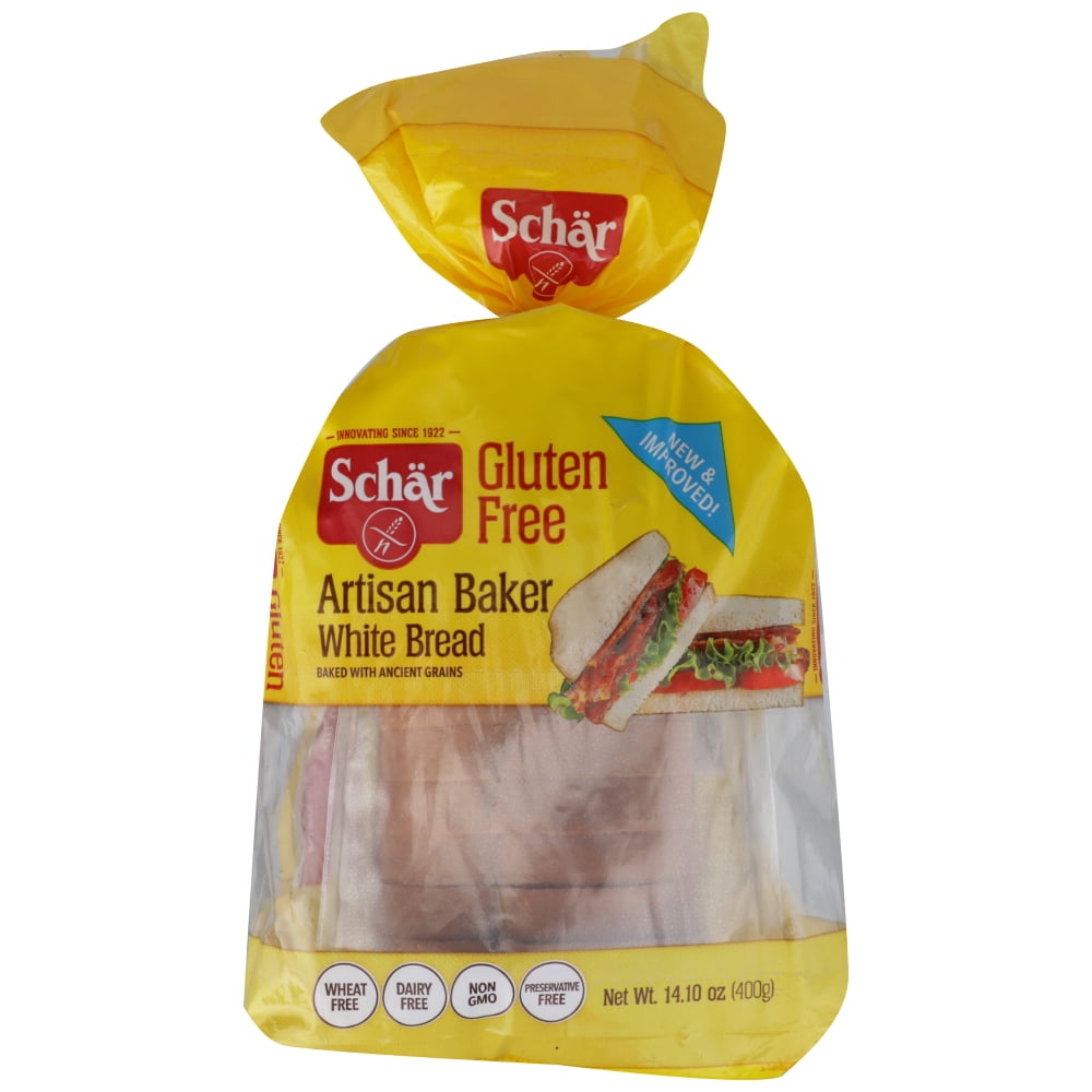 Schar Gluten Free Artisan Baker White Bread, Sliced Gluten Free Bread