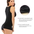 thumbnail image 6 of Women Cami Shapewear Tank Top Seamless Body Shaper Slimmer Cami Waist Shaper Camisole with Built in Bra, 6 of 8