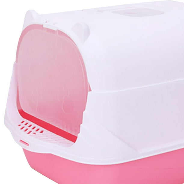 Hooded cat top litter box walmart