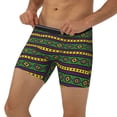thumbnail image 3 of Xecao Carnival Mardi Gras Print Boxer Briefs for Men's Stretch Moisture-Wicking Underwear, Mid-Rise Classics breathable fabric, 3 of 7