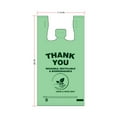 thumbnail image 6 of Biodegradable T-Shirt Shopping Bags, Green, 500 Count – Armopak, 6 of 8