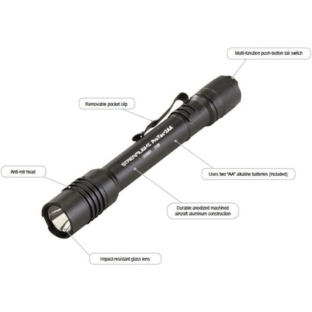 streamlight aa led flashlight ProTac 1L-1AA Coyote so you can use them alone or together ProPolymer Lux LED Flashlight 4AA