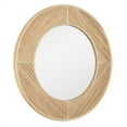 thumbnail image 1 of Gild Design House Elyas Rattan Round Mirror - 34 x 34, 1 of 7