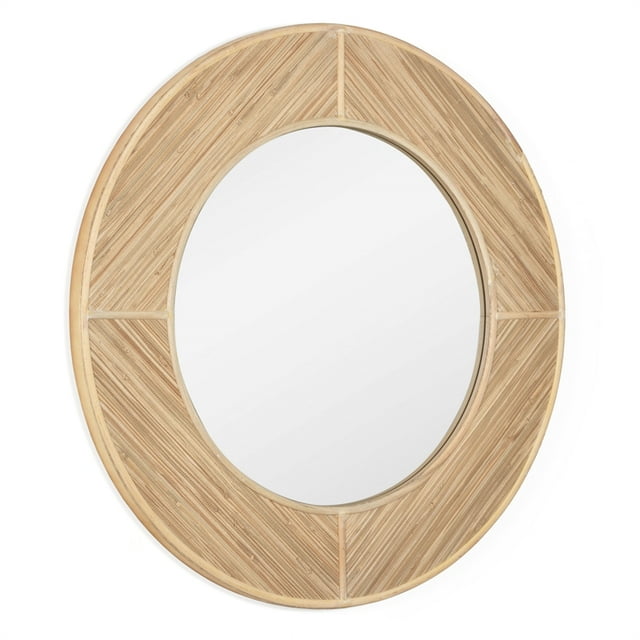 Gild Design House Elyas Rattan Round Mirror - 34 x 34