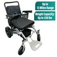 thumbnail image 6 of Electric Wheelchair for Adults, Portable All Terrain Lightweight Wheelchairs, Red, 6 of 9