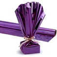 thumbnail image 6 of PMU (2) Gift Wrap Mylar Roll Metallic Purple 2-sided, 24 Inches X 8.3 Ft Roll 1.4 Mil Highly Reflective Mylar Film, Great for Gifts, Birthdays, Christmas, Baskets, Arts & Crafts, 6 of 6