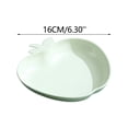 thumbnail image 3 of Yardvibe Wheat Straw Plates, 6.3" Apple-Shape Green Lightweight Durable Dinner Dishes Plates Set, Fruit Dish, Side Dish Plate, Home Storage Plate, 3 of 5