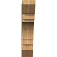 thumbnail image 2 of Ekena Millwork 5 1/2"W x 26"D x 26"H Merced Slat Smooth Bracket, Western Red Cedar, 2 of 4