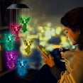 thumbnail image 4 of Syenll Solar Angel Wind Chime, Color Changing Solar Hanging Wind Chime with Hook for Garden Patio, Birthday for Mom, 4 of 8