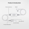 thumbnail image 4 of 70mai Car Dash Cam Cable Mini Smart Parking Monitor para 70mai Dash Dam A400 M300, 4 of 6