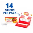 thumbnail image 2 of Layers Strawberry & Citrus Sugar Gum, 12 Packs of 14 Pieces, 2 of 20