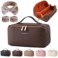 thumbnail image 1 of Bolsa de maquillaje Cuteseason Travel Toiletry, impermeable, piel sintética, 1 of 7