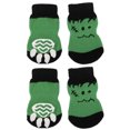thumbnail image 1 of Calcetines para perros Agarres de goma antideslizantes para perros y cachorros Negro Amarillo Naranja Talla S-XL Zulema  none, 1 of 7