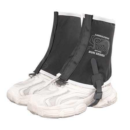 Gaiters With Dwr Adjustable Waterproof With Men Women Waterproof Low Suitable Size Snake Suitable Size Us5.5-10 Adjustable Low Suitable Adjustable Women Men Fapao Black