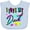 Blue, variant on Inktastic I Love my Dad- 80s retro style Boys or Girls Baby Bib