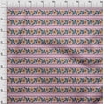 thumbnail image 3 of oneOone Viscose Chiffon Fabric Leaves & Floral Block Decor Fabric Printed BTY 42 Inch Wide, 3 of 4