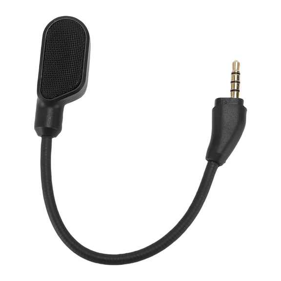 BIMZUC Replacement Microphone for HyperX Cloud III Gaming Headset Detachable Noise Cancelling Flexible Headphone Mic with LED Indicator Mute Alert 7.09 Inches / 18.0 cm