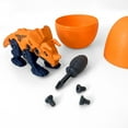 thumbnail image 3 of Channie's Dino Egg Triceratops Toddler Puzzle Toy, Nuts and Bolts Dinosaur Building Toy, Easter Favor, 3 of 6