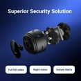 thumbnail image 4 of Secret Scope Camera, Secret Scope Mini Security Camera, Magnetic WiFi Cameras Wireless Rechargeable 1080p HD, with Night Vision & Weatherproof Function, for Indoor/Outdoor (Magnetic White*2pc), 4 of 9