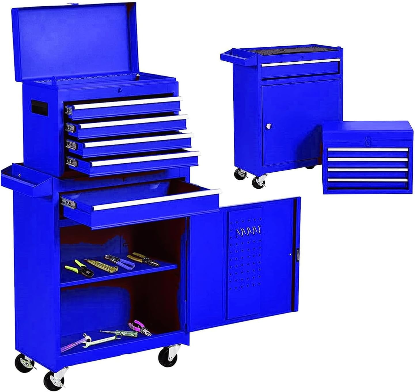 Sesslife 5Drawer Rolling Tool Chest on Wheels, High Capacity Tool