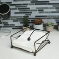 thumbnail image 4 of Home Basics Arbor Collection Flat Napkin Holder with Pivoting Arm, Bronze, 4 of 4