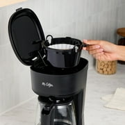 Mr. Coffee Programmable Coffee Maker, 12-Cup Coffee Maker, Black