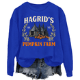 thumbnail image 3 of Hagrid's Pumpkin Farm Sweatshirt Hagrid's Pumpkin Farm Long Sleeve Shirt Women Sweatshirt Funny Graphic Top, 3 of 7