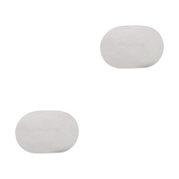 Mantel individual Yuarrent impermeable fácil de limpiar color blanco 2Conjunto