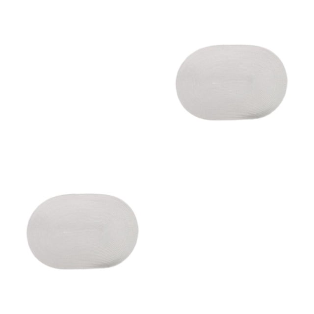 Mantel individual Yuarrent impermeable fácil de limpiar color blanco 2Conjunto