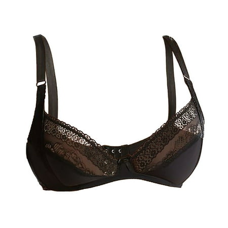 (2-Pack) Puawkoer Women s Plus Size E Womens BrasUnderwire Full Coverage Cup Lace Bray Womens Bras Push Up Plus Size Thin Bra Side Support Seamless Bras Bra Mini