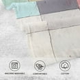 thumbnail image 4 of Coloful Grids Hand Towels Cotton Bath Towels Large Face Towels Absorbent for Bathroom 2 Packs, 4 of 8
