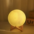 thumbnail image 4 of Creative diy moon light planet light bedside atmosphere light ornaments starry sky moon light patting light nightlight, 4 of 4