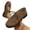 06#Brown, variant on Vintage Faux Suede Mary Jane Fisherman Flats Women's Round Toe Front Lace Up Contrast Trim Low Lug Platform Sole Retro Casual Daily Walking Footwear