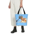 thumbnail image 4 of Lsque Bluey Pattern Beach Tote,Shoulder Handbag,Spacious Tote Bag,Lightweight Travel Bag,Versatile Shopping Bag, 4 of 6