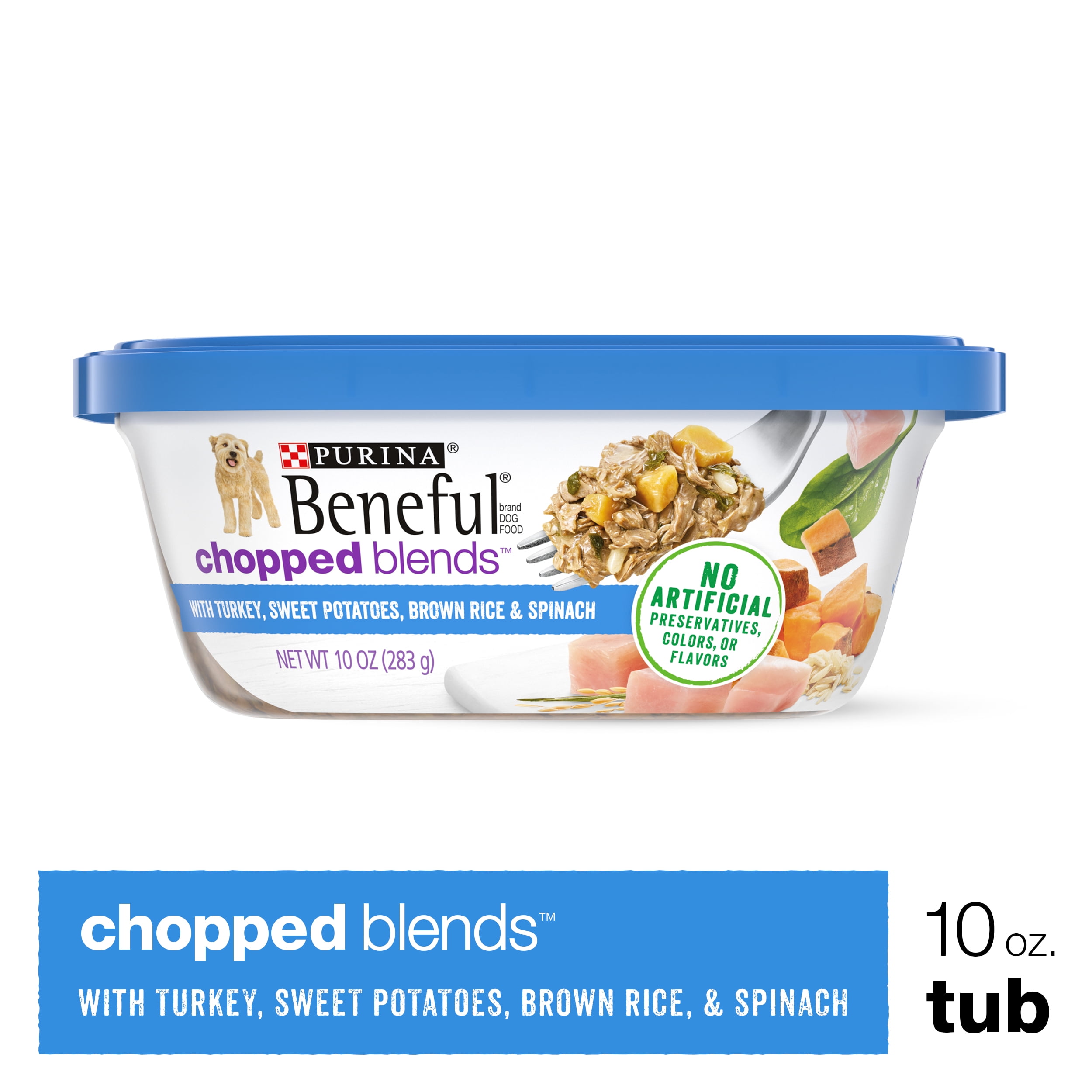 Purina Beneful Gravy, High Protein Wet Dog Food, Chopped Blends With