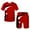 Watermelon Red, variant on Vedolay Two Piece Short Set For Men Mens Tracksuits 2 Piece Fashion Casual Short Sleeve T-Shirt and Shorts Summer Casual Sets,Red 5XL