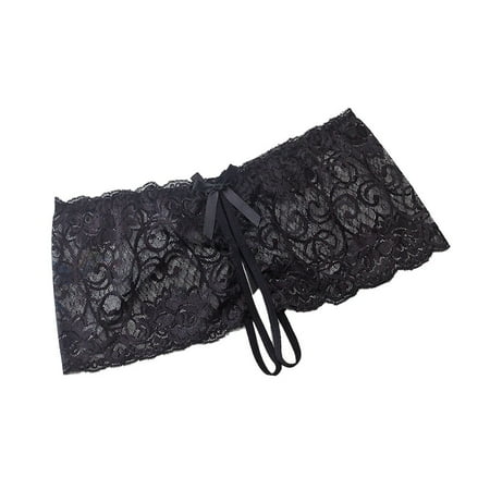 

Women s Lace Low Waist Transparent Open Crotch Briefs