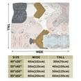 thumbnail image 5 of Flower Branch Throw Blanket, Fluffy Soft Cozy Blanket Flannel Plush Microfiber Couch Throw 50"x40", 5 of 7