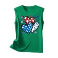 thumbnail image 3 of Qiopertar Blouse Sans Manches Imprimée Mode Décontractée pour Femmes Col Rond Sexy Pull-Over Slim Offres de la Semaine Liquidation à Moins de 5$ jusqu'à 90 % de Réduction, 3 of 4