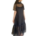 thumbnail image 2 of Luxurious Silk Organza Dress With Bow Maxi Length Events Dress for Women, 2 of 5