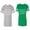 Men Heather / Women Green, variant on Nothing Sense Makes When A Part Matching Couple Cotton Jerseys (Men Heather / Women Red) (Men L / Women L)